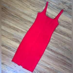 FOREVER 21 Bodycon Tank dress -Red S